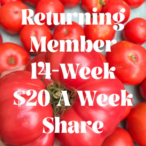 14-Week Returning Member $20 A Week Membership Share