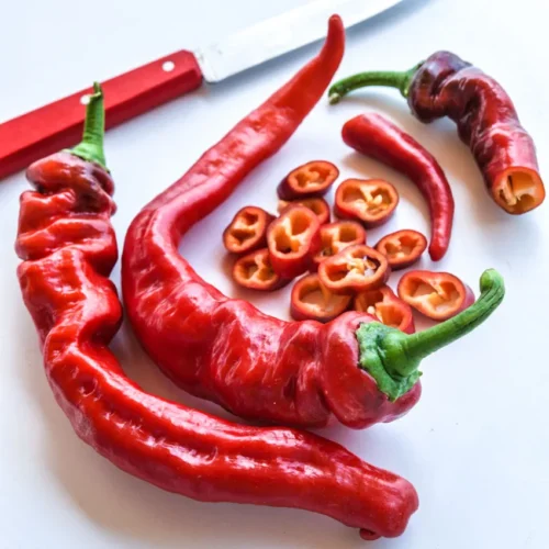 Peppers - Jimmy Nardello Organic - 3 Peppers
