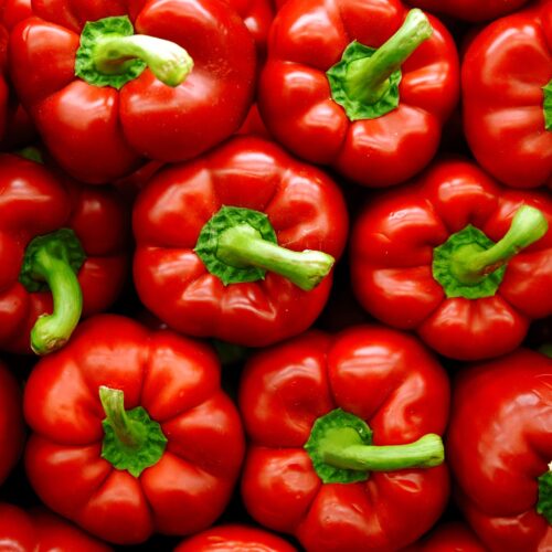 Peppers Bell Red Organic - 1 Pound